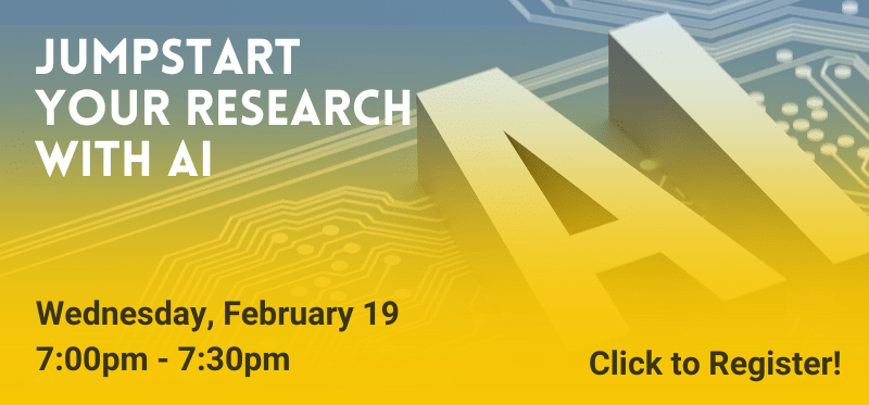 Jumpstart Your Research With AI. Click to Register!