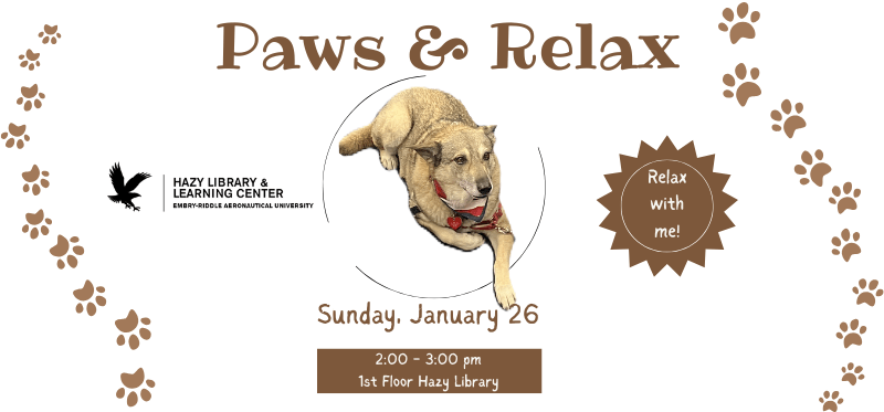 Paws and Relax January 26 click for more information