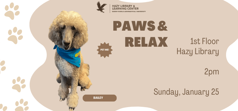 Paws and Relax Event January 26, 2026