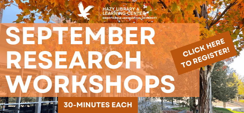 Hazy Library September Research Workshops