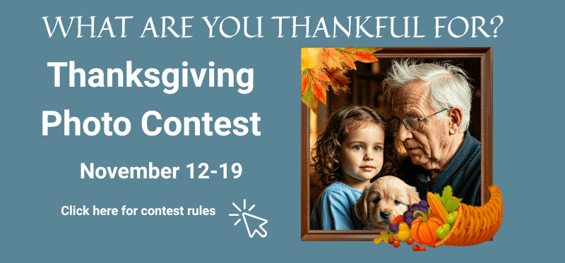 Thanksgiving Photo Contest November 12-19 2025