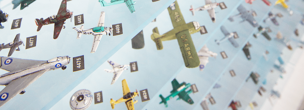 The Kalusa Collection is comprised of 5,825 pre-flight, private, commercial, military, and rocket aircraft models.